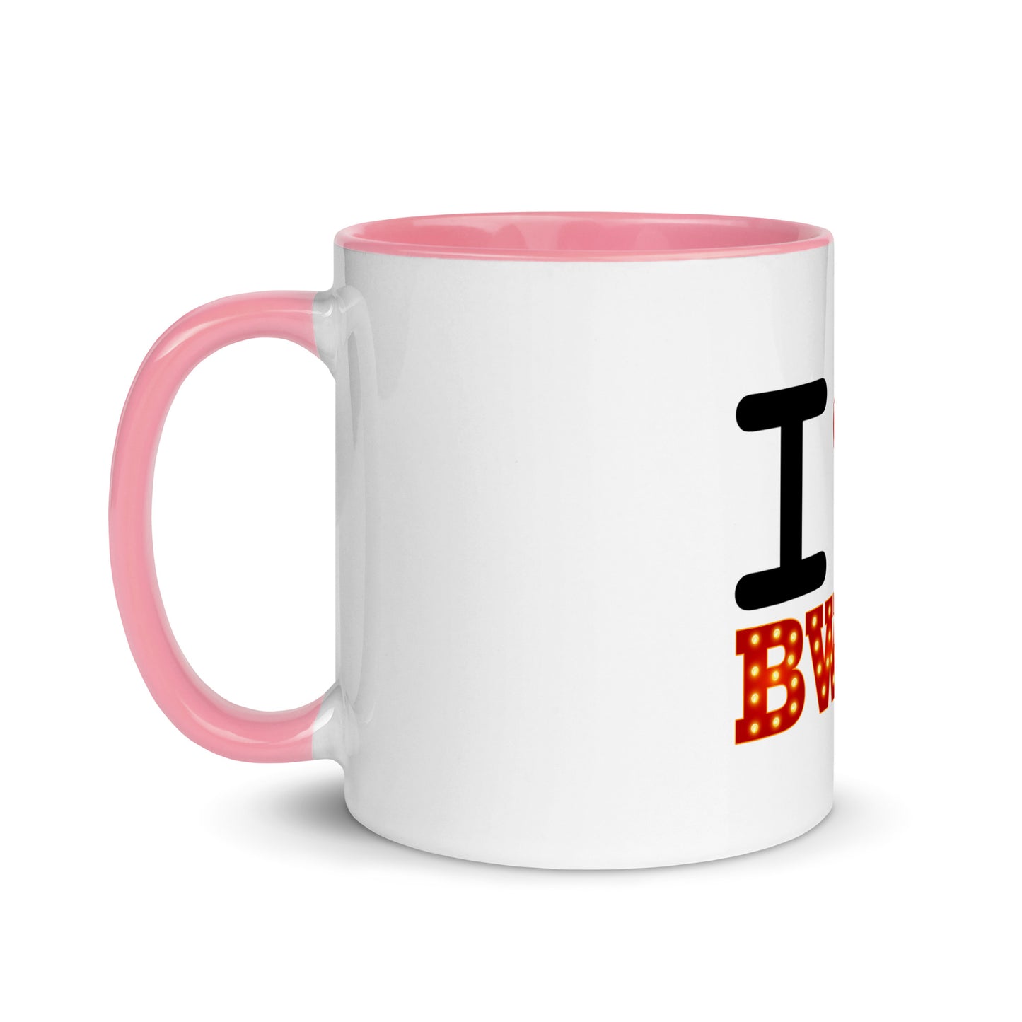 I Love Broadway Mug with Color Inside