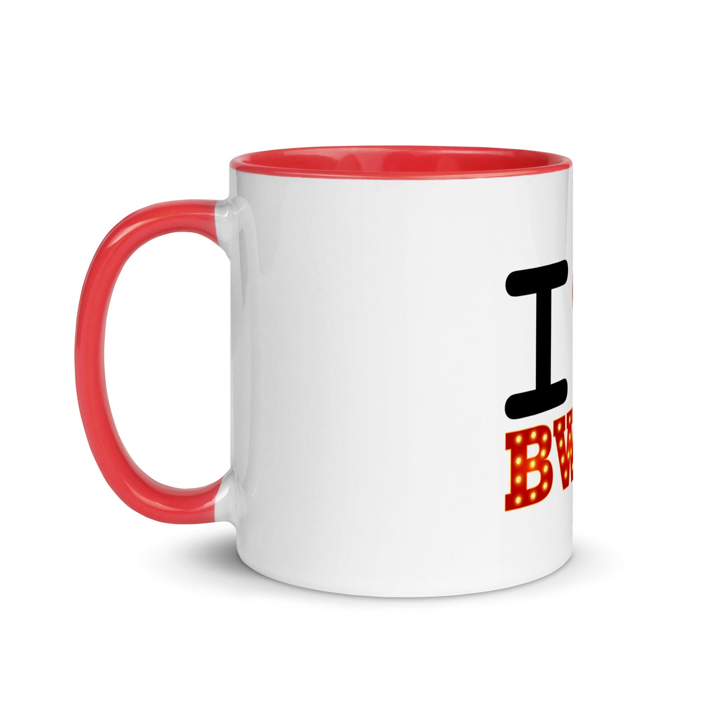 I Love Broadway Mug with Color Inside
